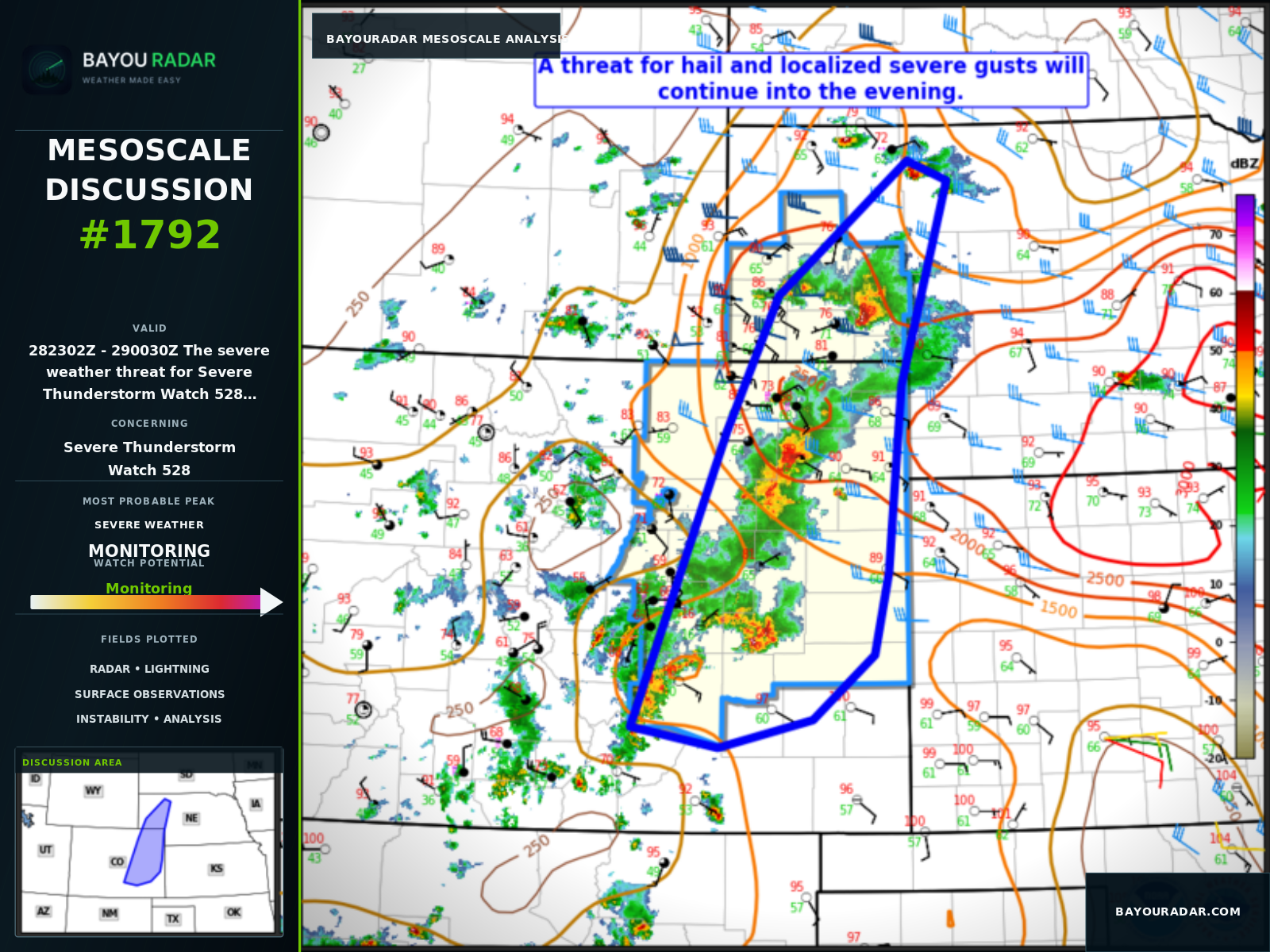 BayouRadar Mesoscale Discussion graphic for #1792